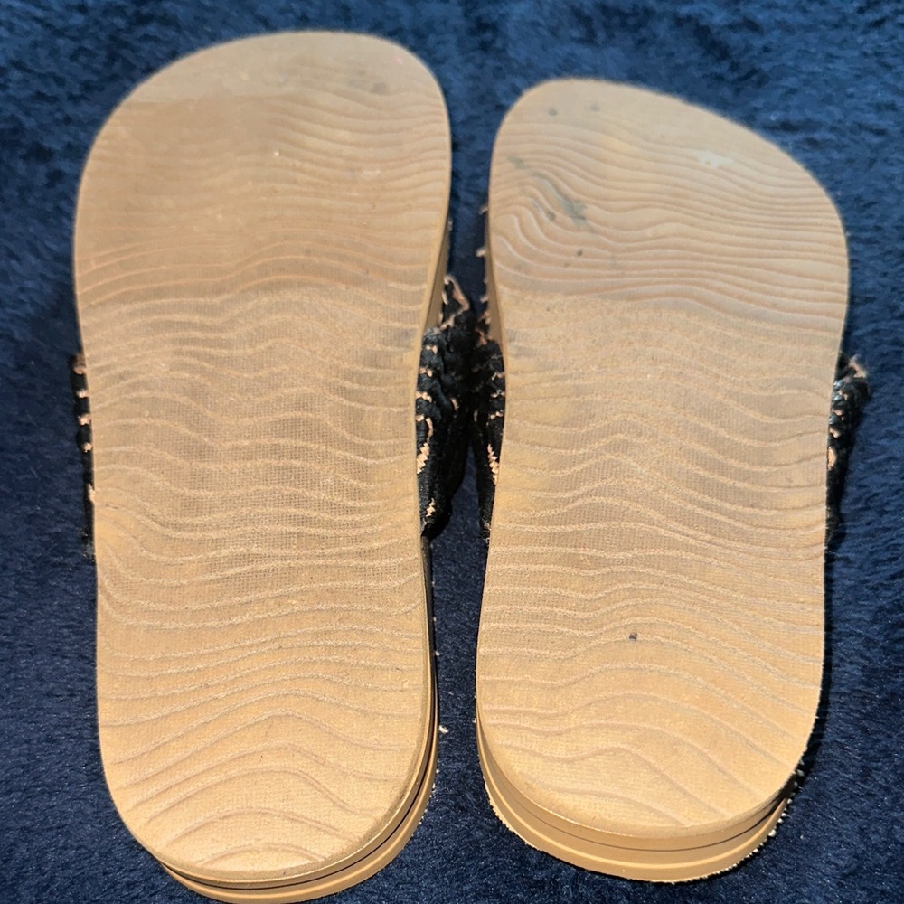 Reef Black and Brown Cork Sandals - Picture 2 of 2